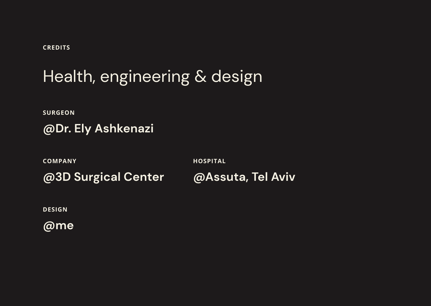 Slide 2 - Credits